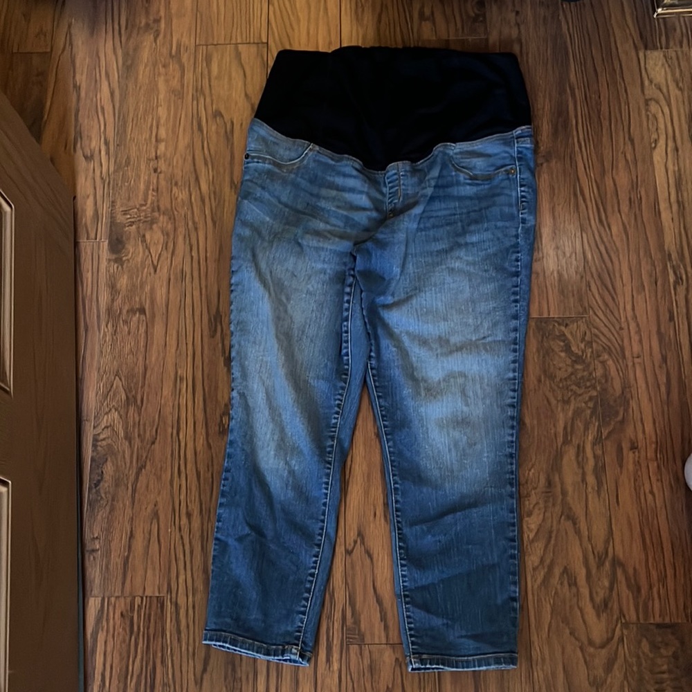 Isabel maternity over belly jeans